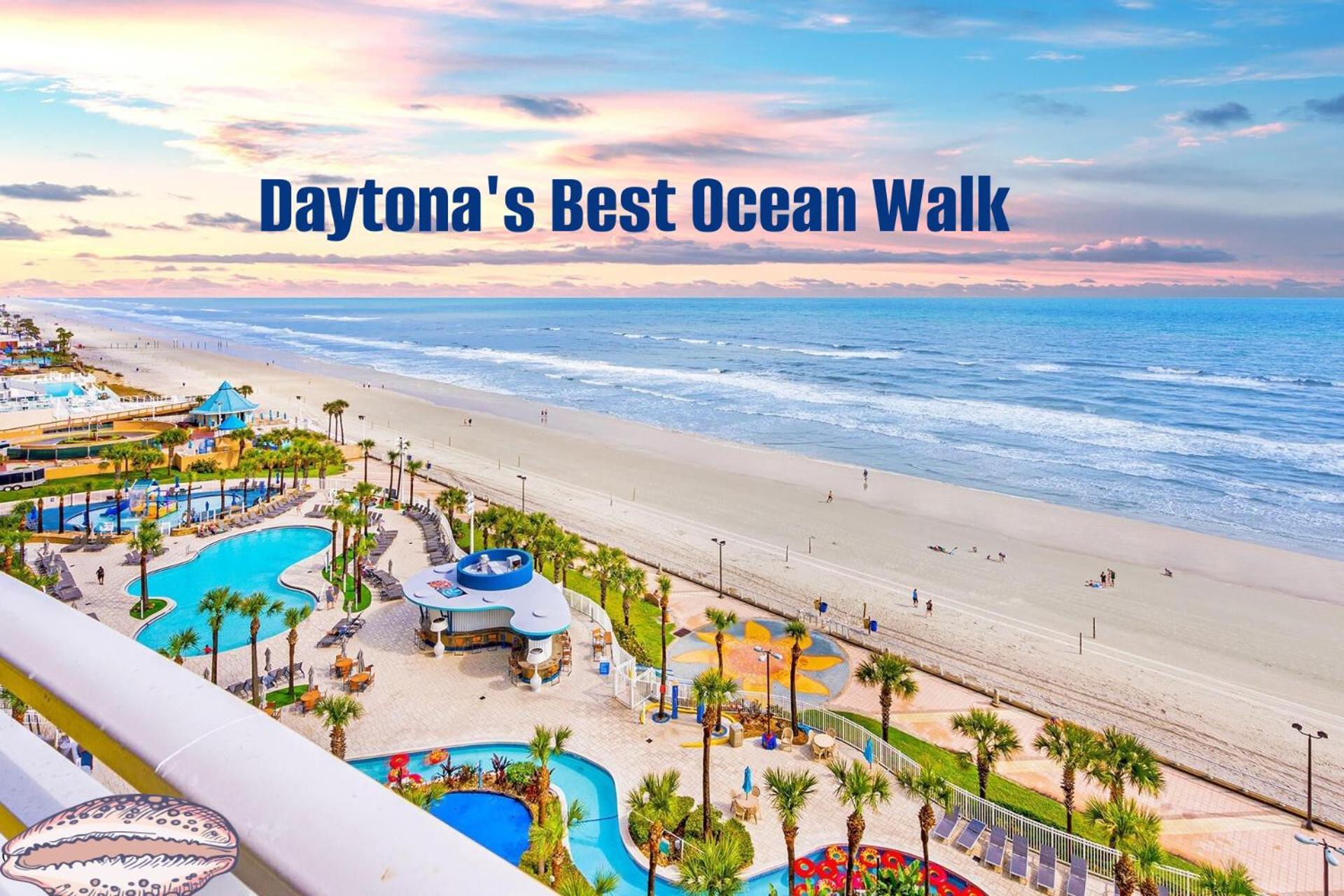 2 Bedroom Resort Condo Direct Oceanfront Wyndham Ocean Walk - Daytona Funland 2226 代托纳海滩 外观 照片