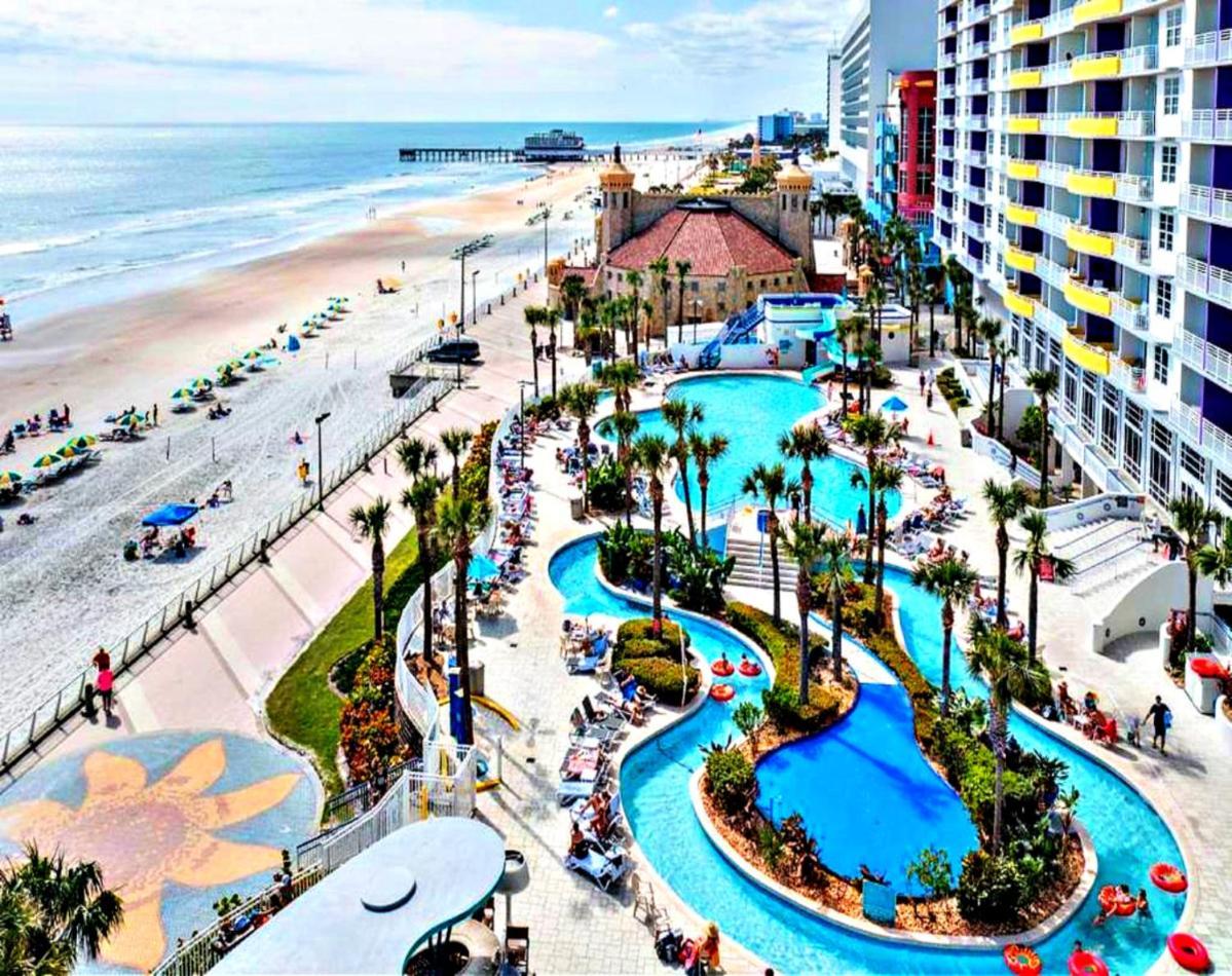 2 Bedroom Resort Condo Direct Oceanfront Wyndham Ocean Walk - Daytona Funland 2226 代托纳海滩 外观 照片