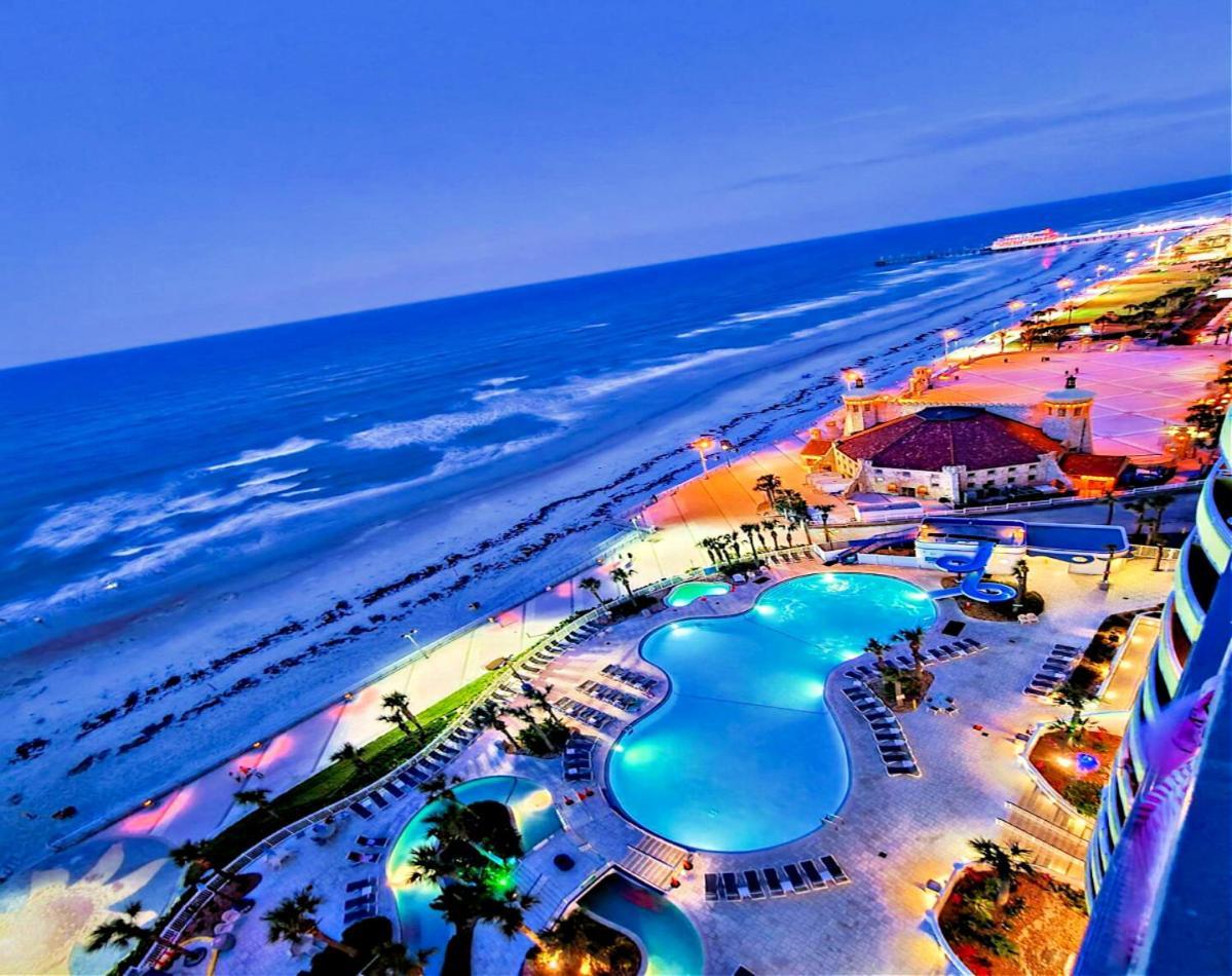 2 Bedroom Resort Condo Direct Oceanfront Wyndham Ocean Walk - Daytona Funland 2226 代托纳海滩 外观 照片