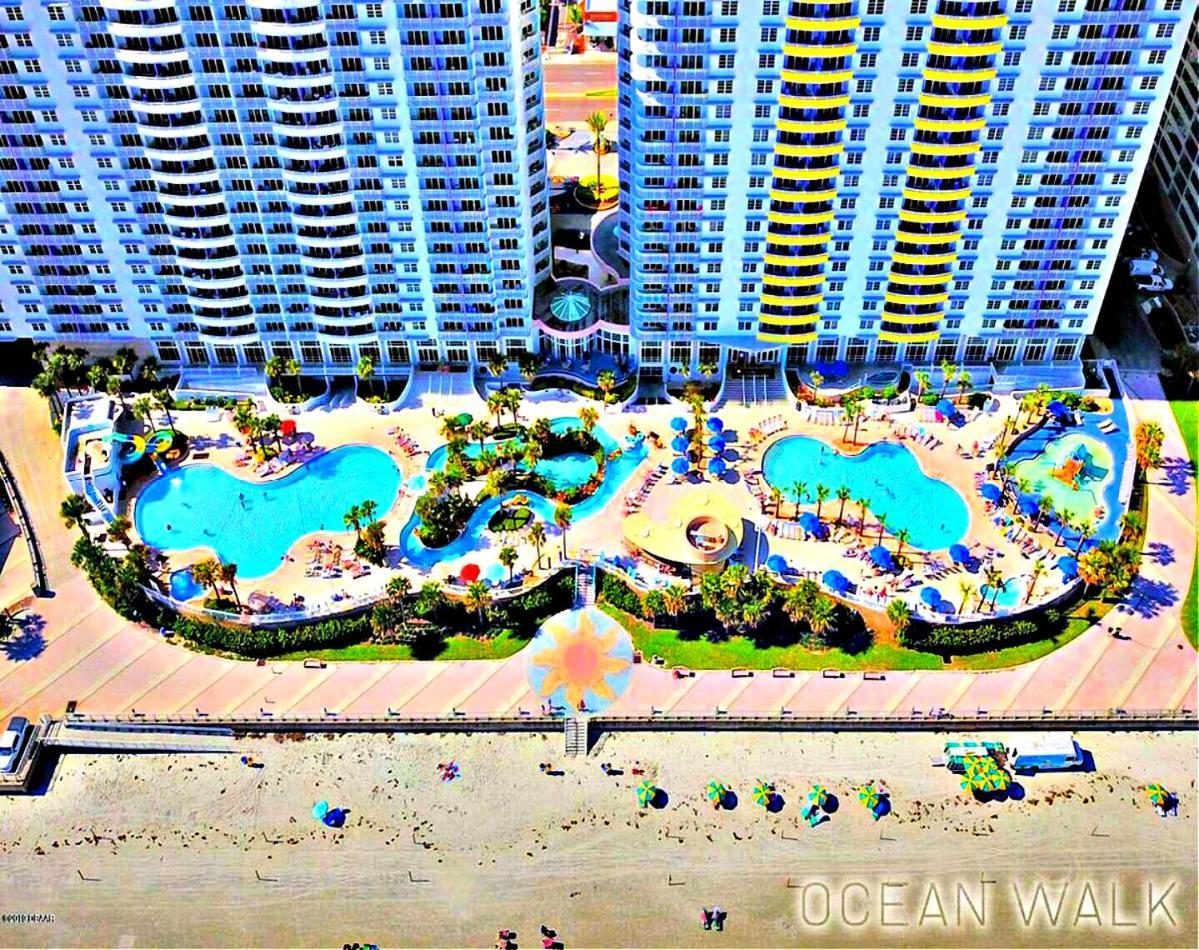 2 Bedroom Resort Condo Direct Oceanfront Wyndham Ocean Walk - Daytona Funland 2226 代托纳海滩 外观 照片