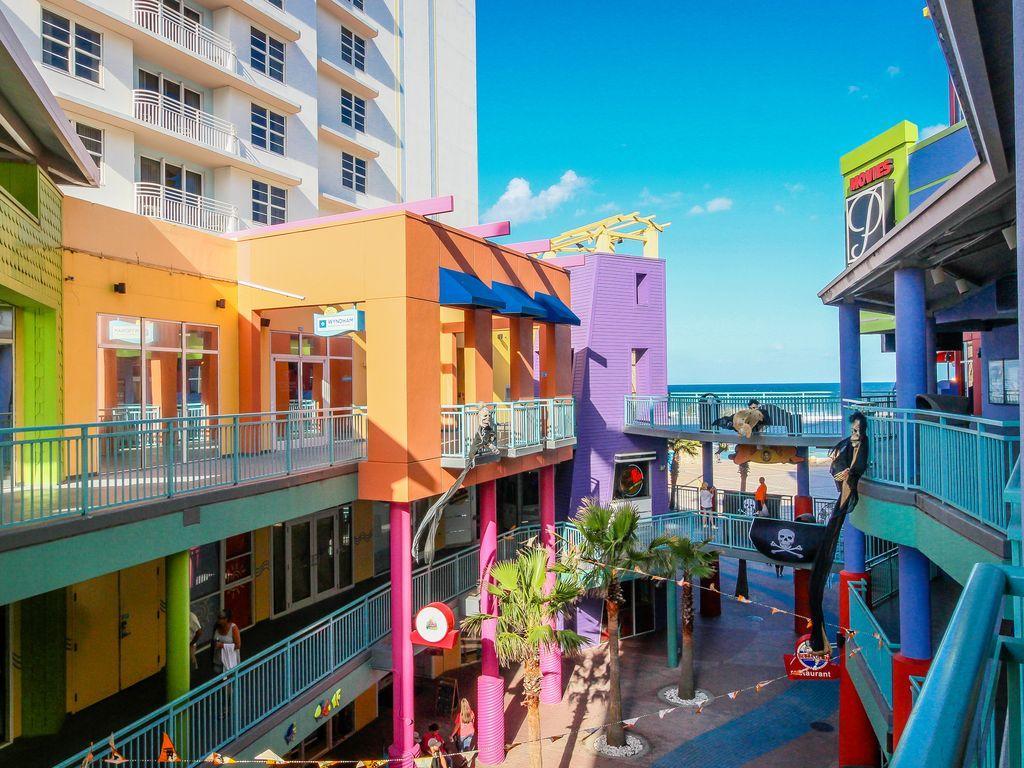 2 Bedroom Resort Condo Direct Oceanfront Wyndham Ocean Walk - Daytona Funland 2226 代托纳海滩 外观 照片